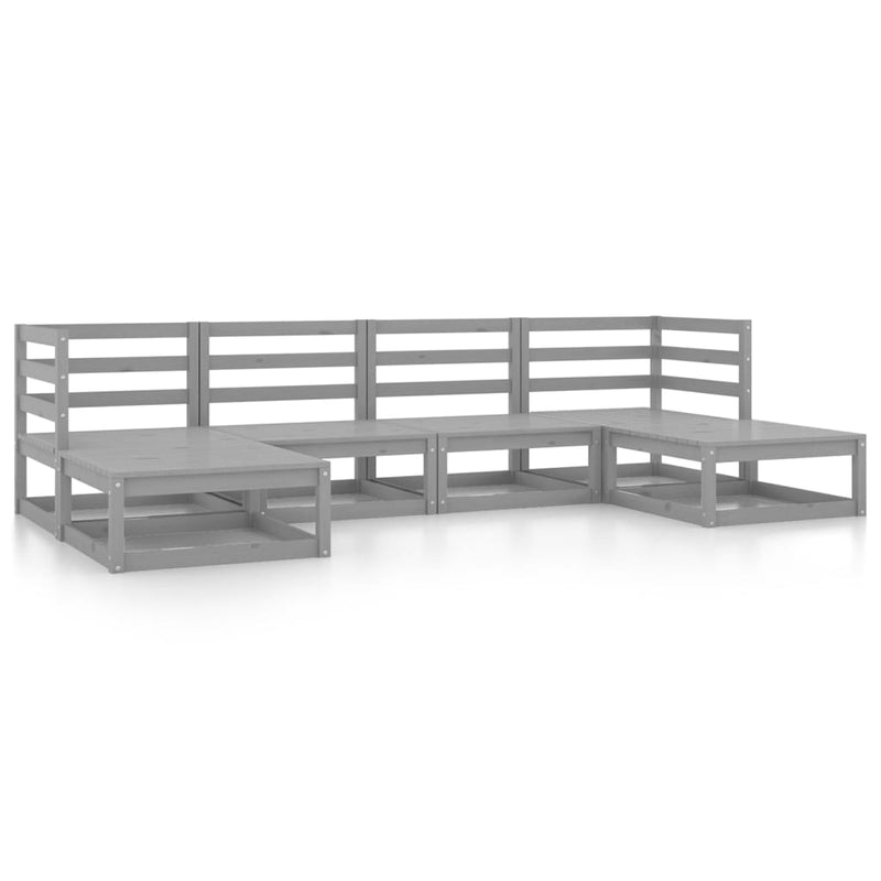 6-delige Loungeset massief grenenhout MeubelReus