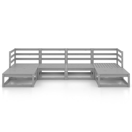 6-delige Loungeset massief grenenhout MeubelReus