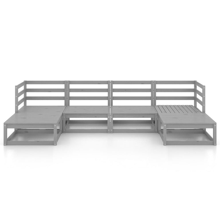 6-delige Loungeset massief grenenhout MeubelReus