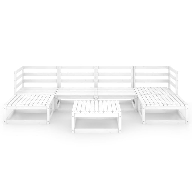 7-delige Loungeset massief grenenhout MeubelReus