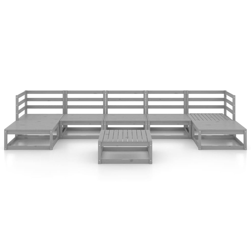 8-delige Loungeset massief grenenhout MeubelReus