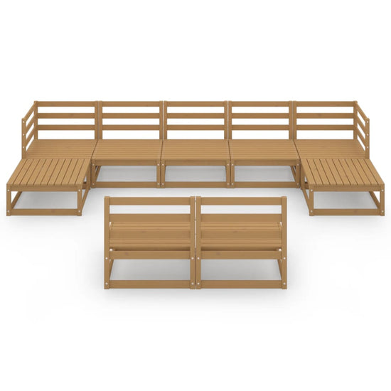 9-delige Loungeset massief grenenhout MeubelReus