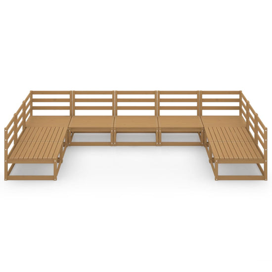 9-delige Loungeset massief grenenhout MeubelReus