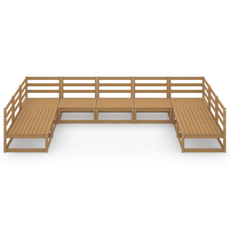 9-delige Loungeset massief grenenhout MeubelReus