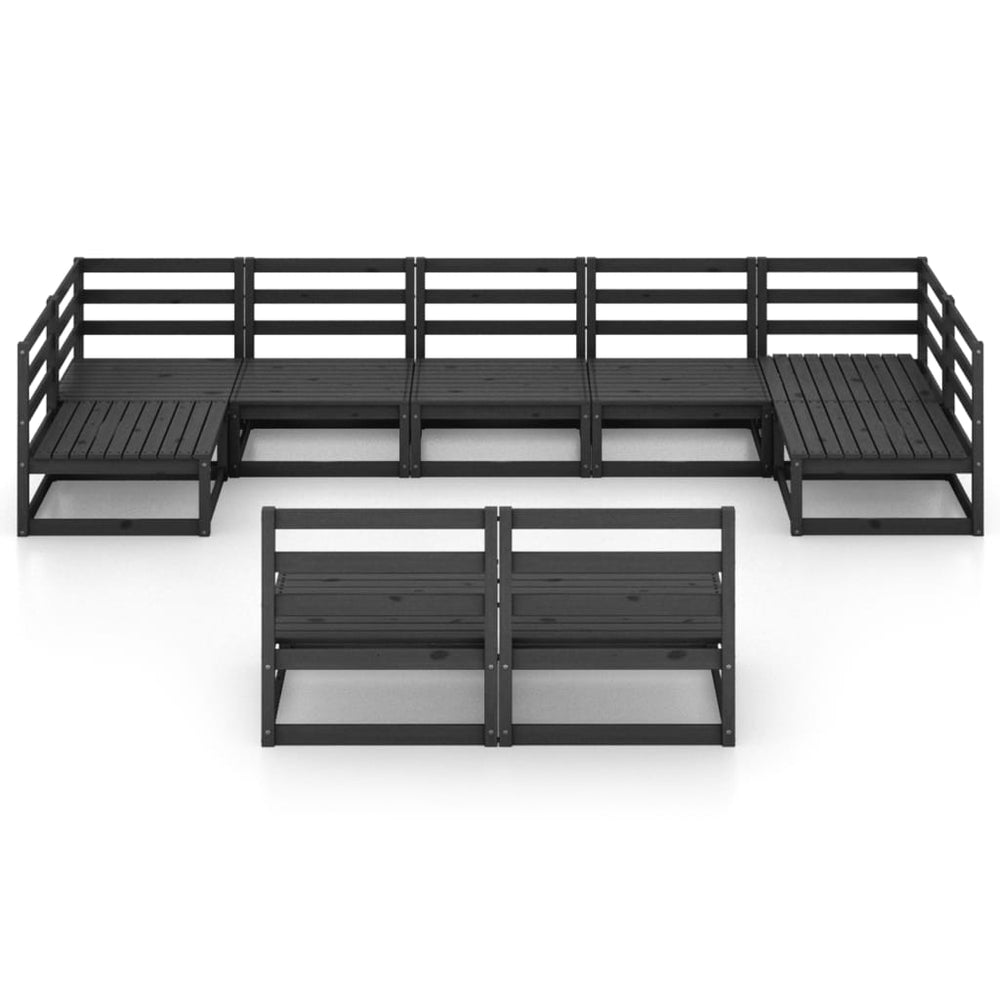 9-delige Loungeset massief grenenhout MeubelReus