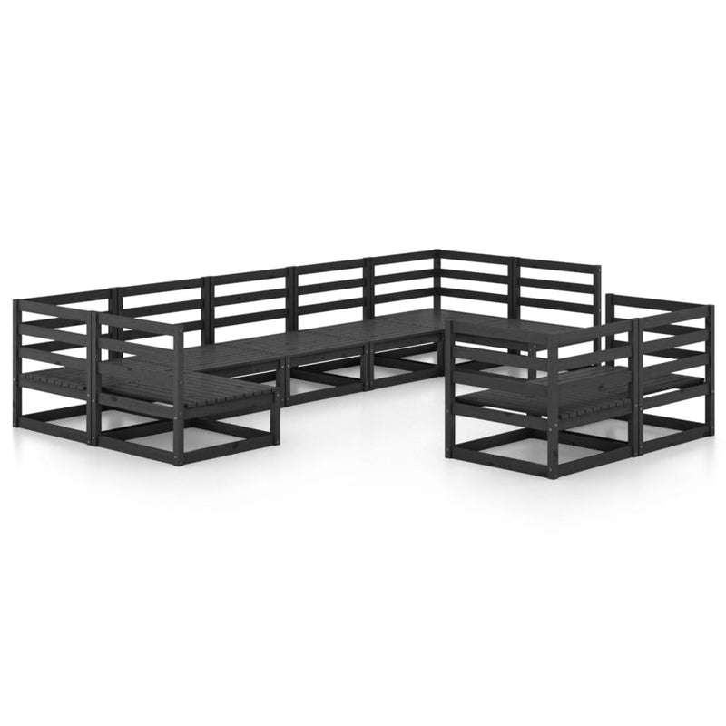 9-delige Loungeset massief grenenhout MeubelReus