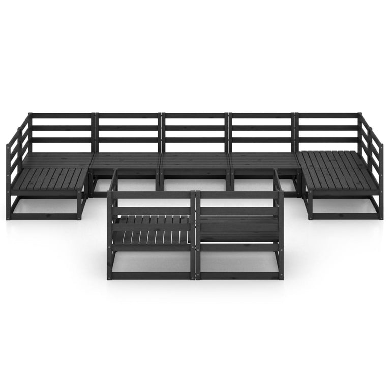 9-delige Loungeset massief grenenhout MeubelReus