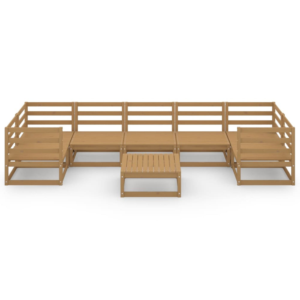 8-delige Loungeset massief grenenhout MeubelReus