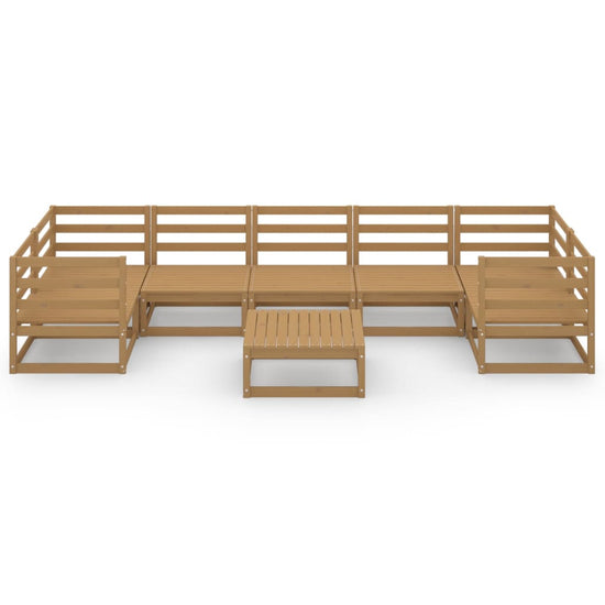 8-delige Loungeset massief grenenhout MeubelReus