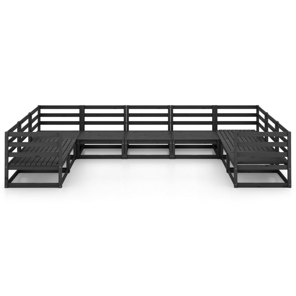 9-delige Loungeset massief grenenhout MeubelReus