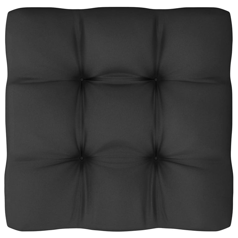 3-delige Loungeset met kussens massief grenenhout