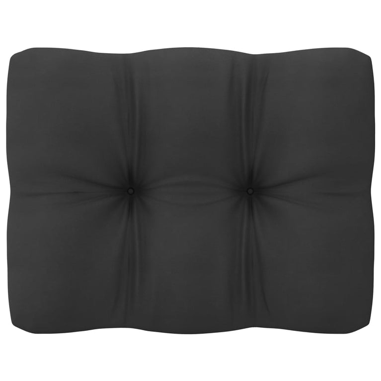 3-delige Loungeset met kussens massief grenenhout