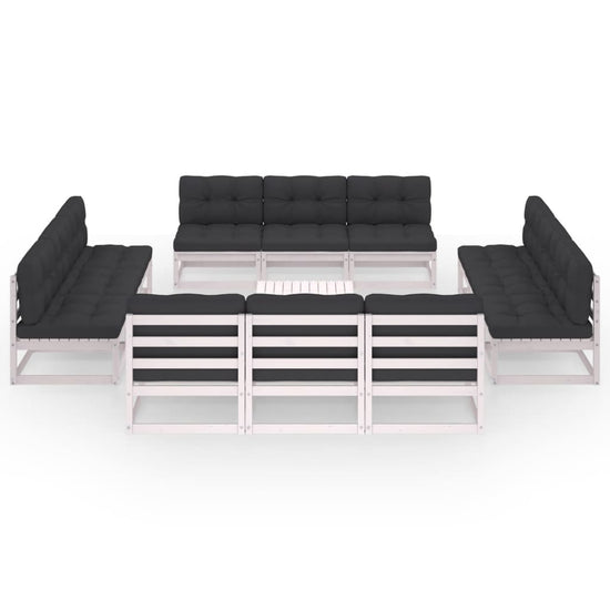 13-delige Loungeset met kussens massief grenenhout MeubelReus