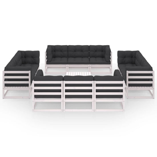 13-delige Loungeset met kussens massief grenenhout MeubelReus