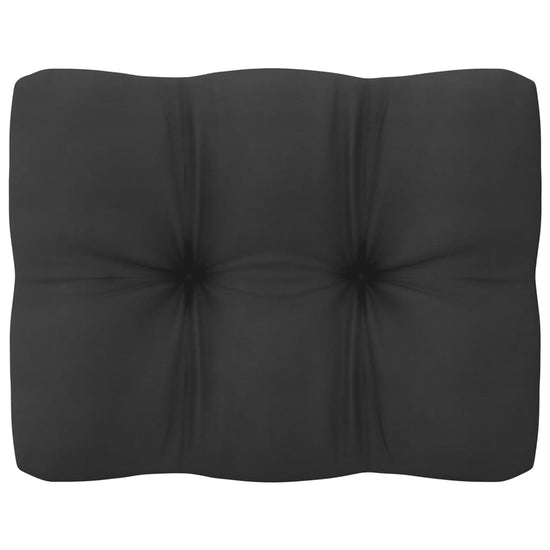 8-delige Loungeset met kussens massief grenenhout wit 