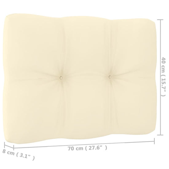 10-delige Loungeset met kussens massief grenenhout honingbruin MeubelReus