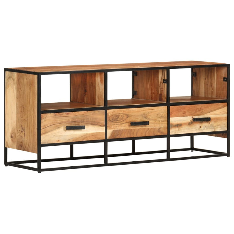 Tv-meubel 110x30x45 cm massief acaciahout MeubelReus