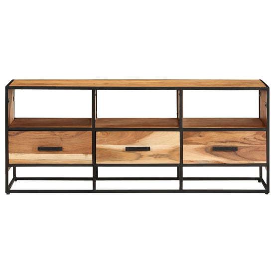 Tv-meubel 110x30x45 cm massief acaciahout MeubelReus