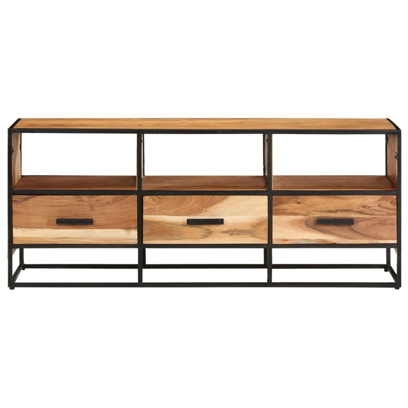 Tv-meubel 110x30x45 cm massief acaciahout MeubelReus