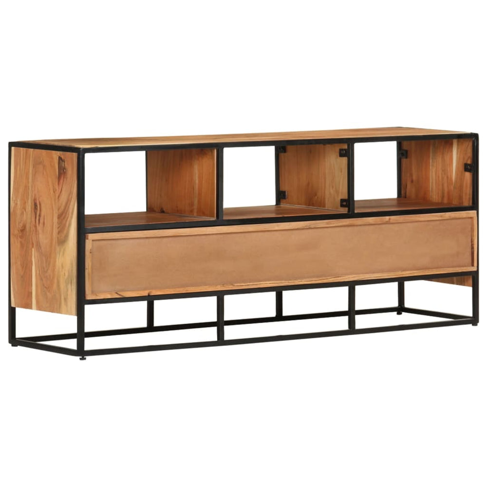 Tv-meubel 110x30x45 cm massief acaciahout MeubelReus