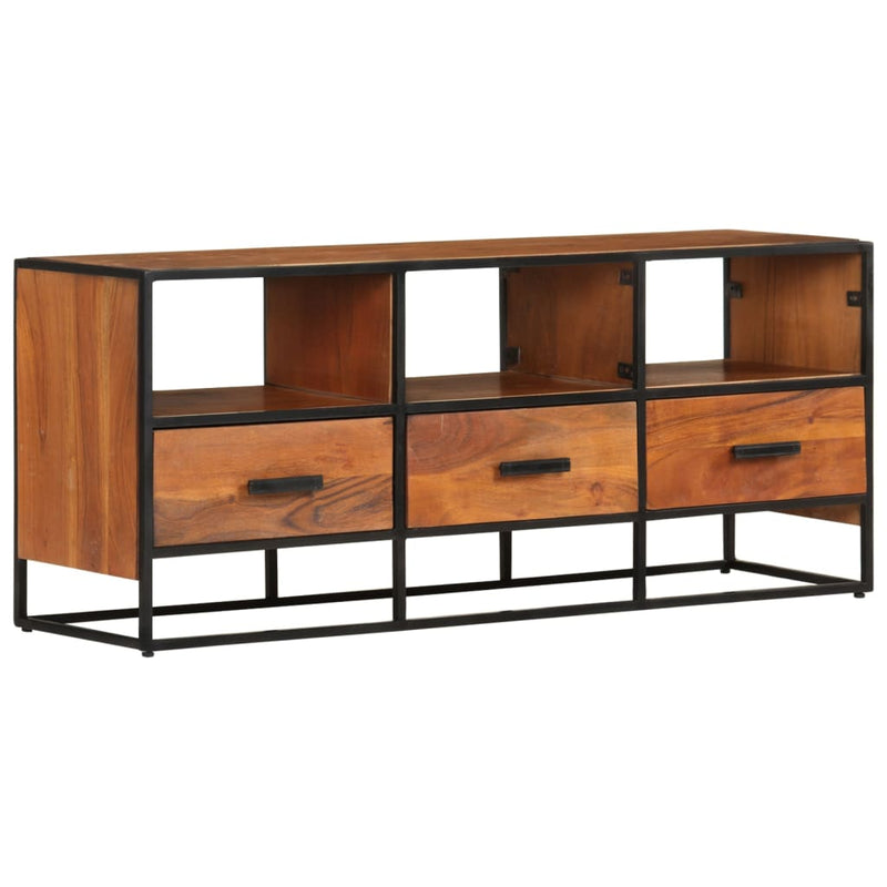 Tv-meubel 110x30x45 cm massief acaciahout MeubelReus
