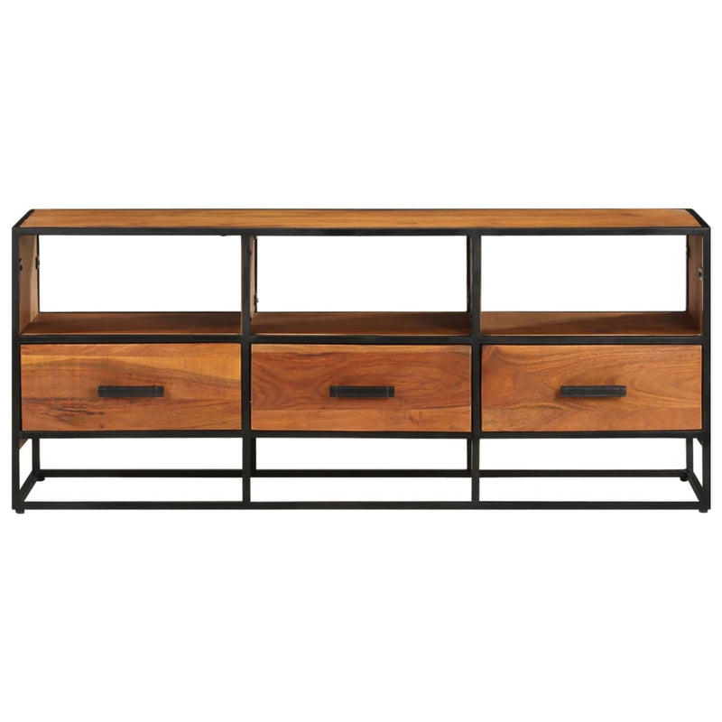 Tv-meubel 110x30x45 cm massief acaciahout MeubelReus