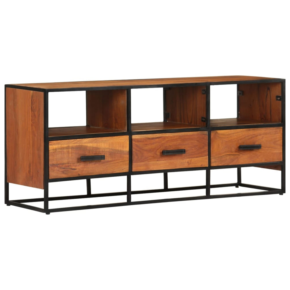 Tv-meubel 110x30x45 cm massief acaciahout MeubelReus