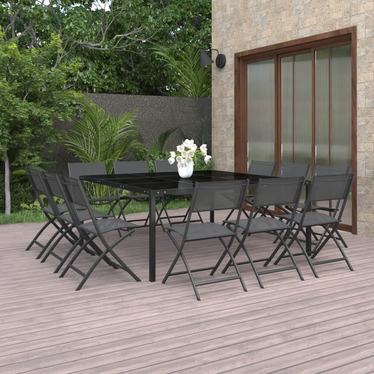 9-delige Tuinset staal MeubelReus