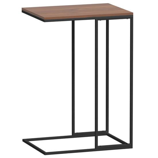 Bijzettafel 40x30x59 cm bewerkt hout zwart MeubelReus