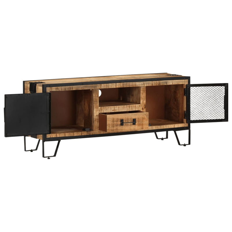 Tv-meubel 110x31x46 cm ruw mangohout MeubelReus