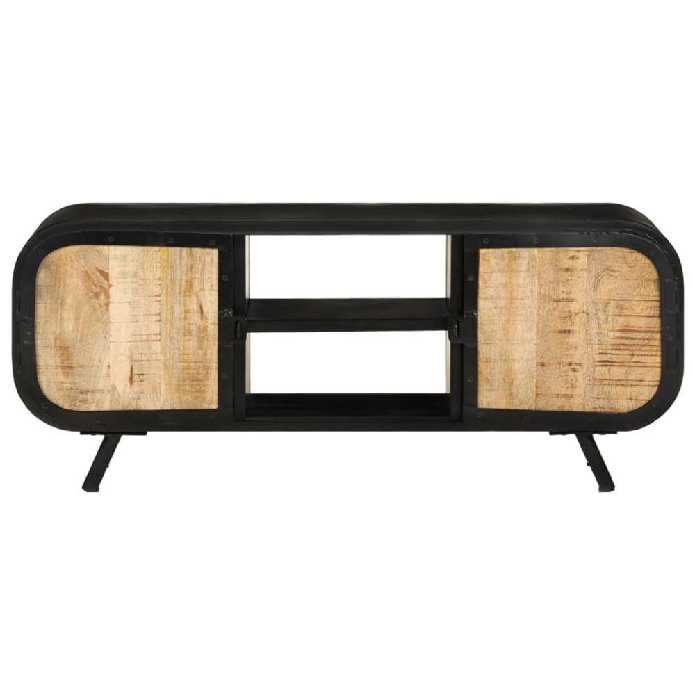 Tv-meubel 110x30x45 cm ruw mangohout MeubelReus