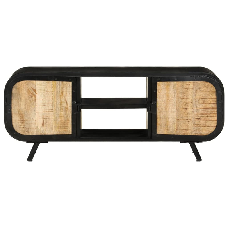 Tv-meubel 110x30x45 cm ruw mangohout MeubelReus