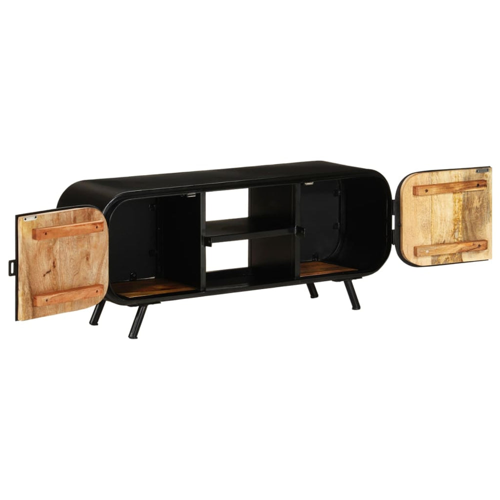 Tv-meubel 110x30x45 cm ruw mangohout MeubelReus