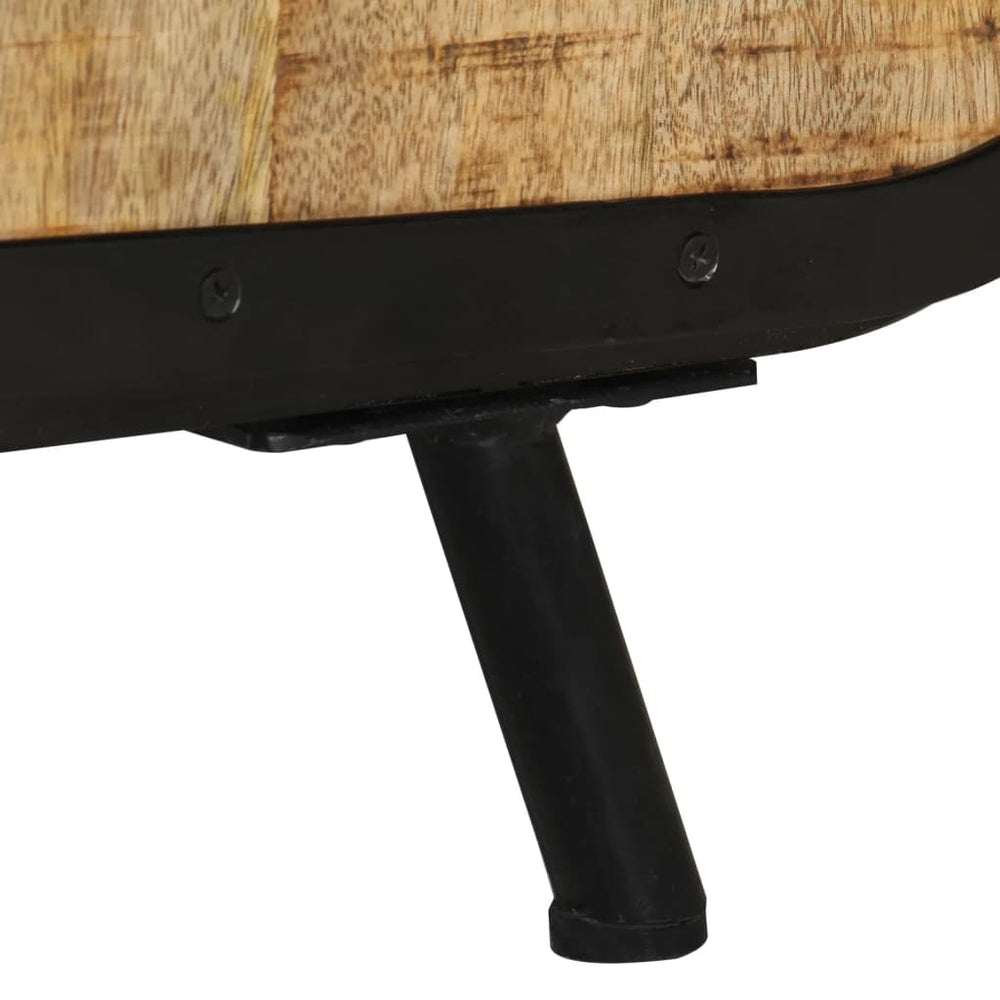 Tv-meubel 110x30x45 cm ruw mangohout MeubelReus