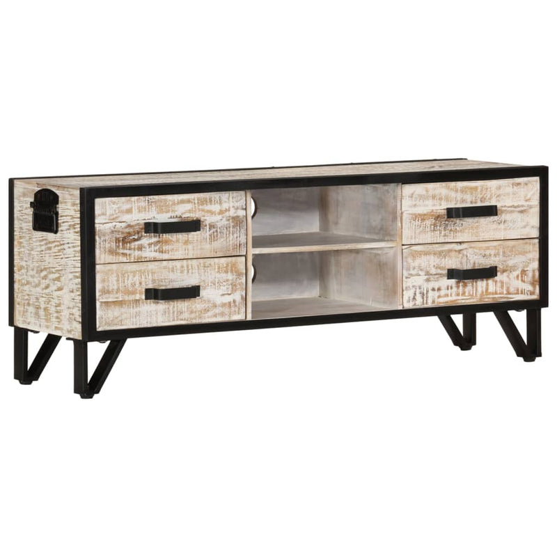 Tv-meubel 110x30x41 cm massief acaciahout MeubelReus