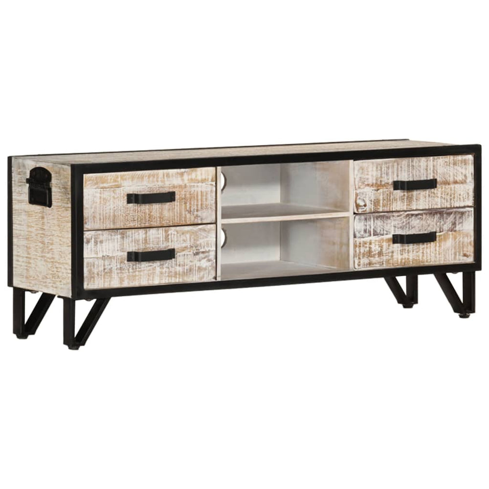 Tv-meubel 110x30x41 cm massief acaciahout MeubelReus