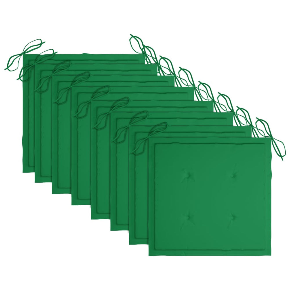 Tuinstoelen 8 st met kussens massief acaciahout grijs MeubelReus