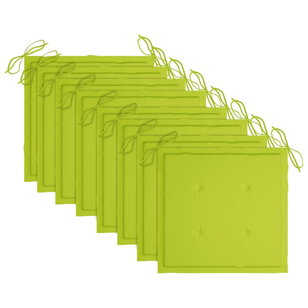 Tuinstoelen 8 st met kussens massief acaciahout grijs MeubelReus