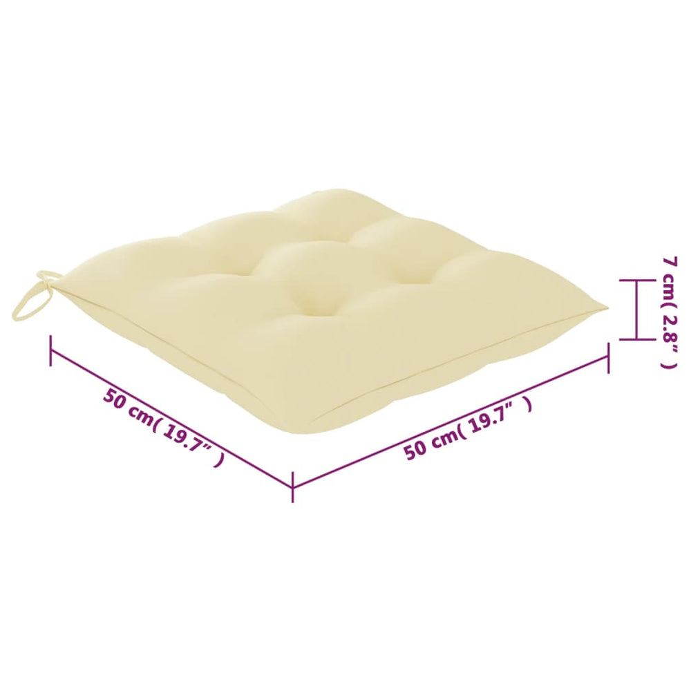 Tuinstoelen 8 st met kussens massief acaciahout grijs MeubelReus