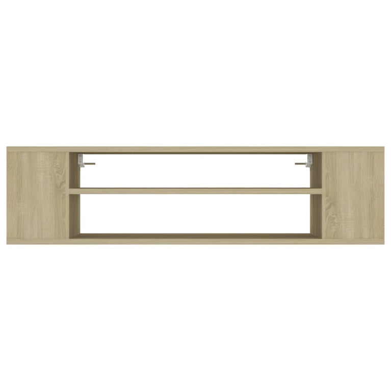 Tv-hangmeubel 100x30x26,5 cm spaanplaat sonoma eikenkleurig