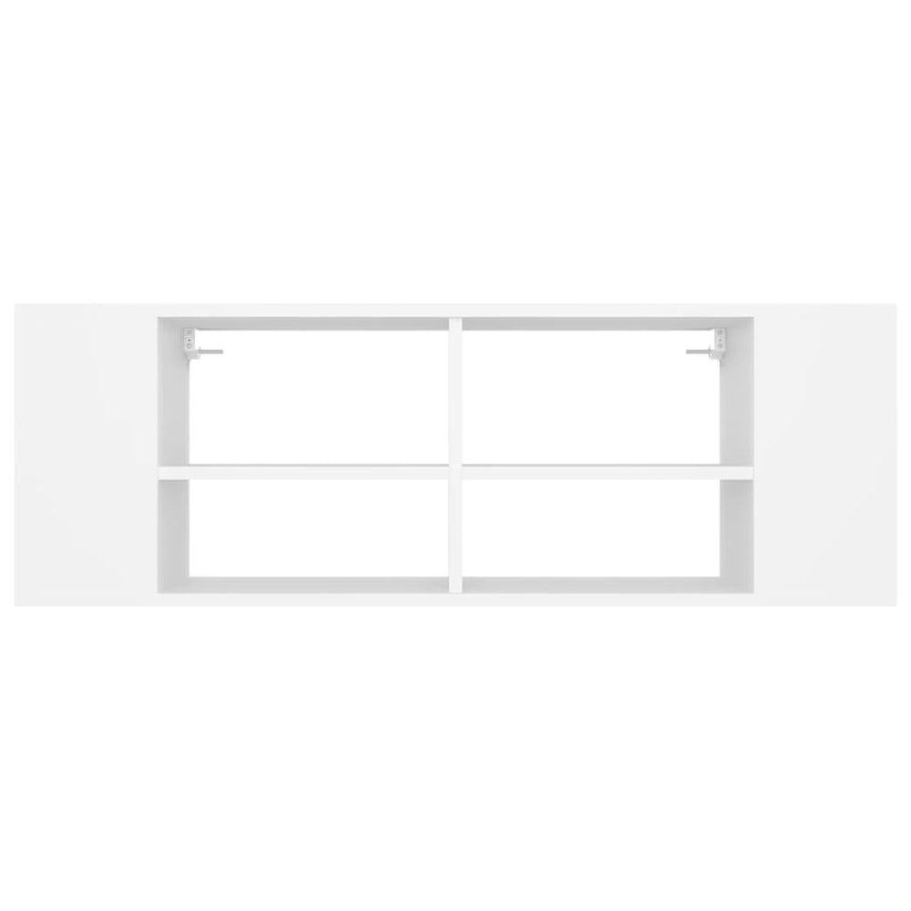 Tv-wandmeubel 102x35x35 cm bewerkt hout wit MeubelReus