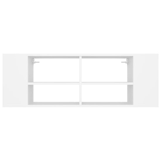 Tv-wandmeubel 102x35x35 cm bewerkt hout wit MeubelReus