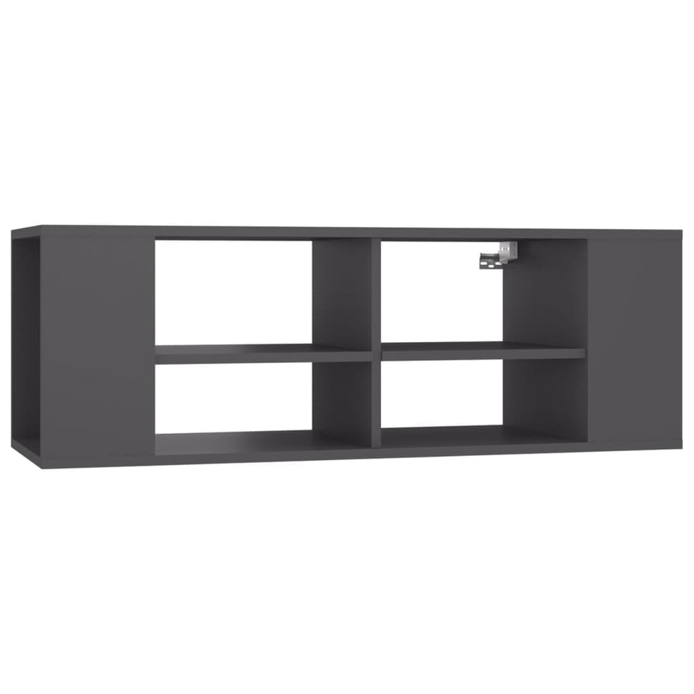 Tv-wandmeubel 102x35x35 cm spaanplaat grijs MeubelReus
