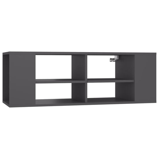 Tv-wandmeubel 102x35x35 cm spaanplaat grijs MeubelReus