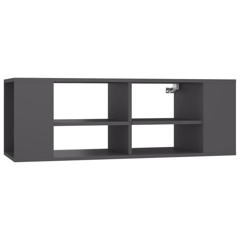Tv-wandmeubel 102x35x35 cm spaanplaat grijs MeubelReus