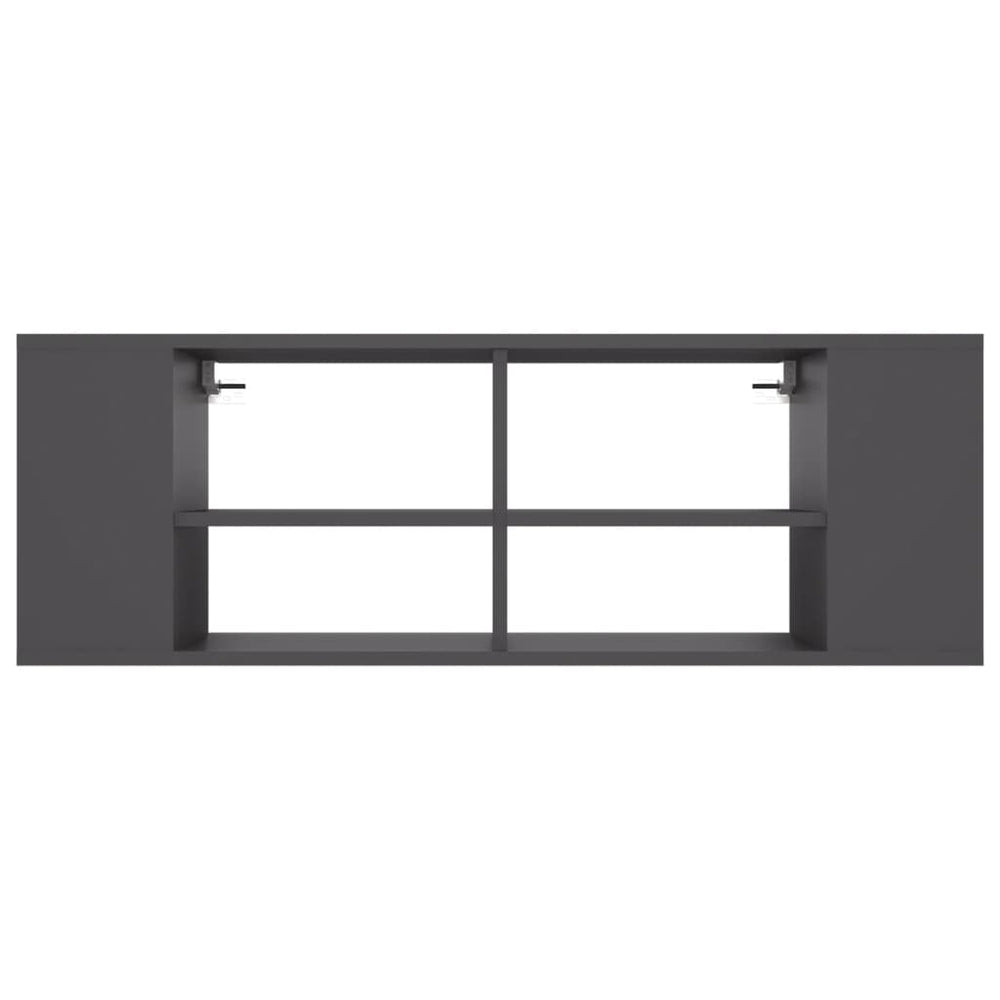 Tv-wandmeubel 102x35x35 cm spaanplaat grijs MeubelReus