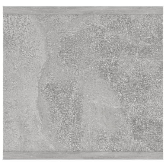 Wandschap 102x30x29 cm spaanplaat betongrijs MeubelReus