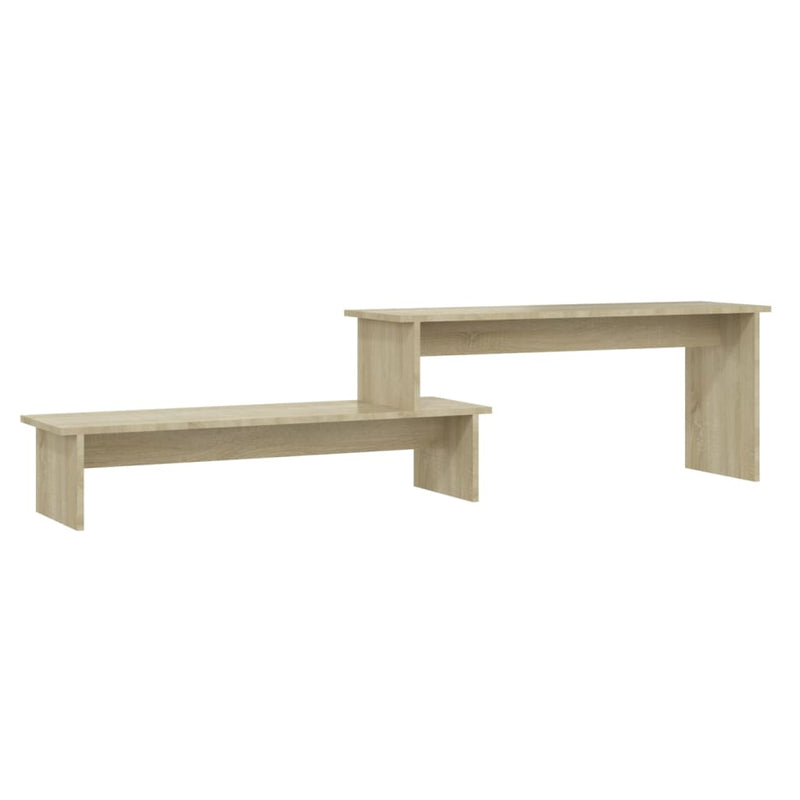 Tv-meubel 180x30x43 cm spaanplaat sonoma eikenkleurig MeubelReus