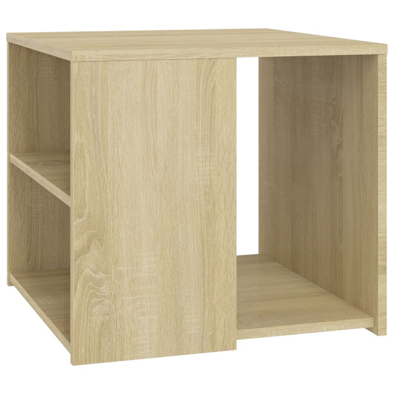 Bijzettafel 50x50x45 cm spaanplaat sonoma eikenkleurig MeubelReus