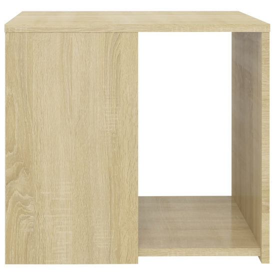 Bijzettafel 50x50x45 cm spaanplaat sonoma eikenkleurig MeubelReus